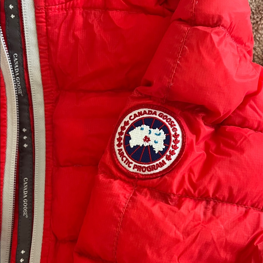 Canada Goose Puffer Jacket in Vibrant Red